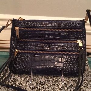 Rebecca Minkoff Indigo 3 Zip Rocker Crossbody Bag